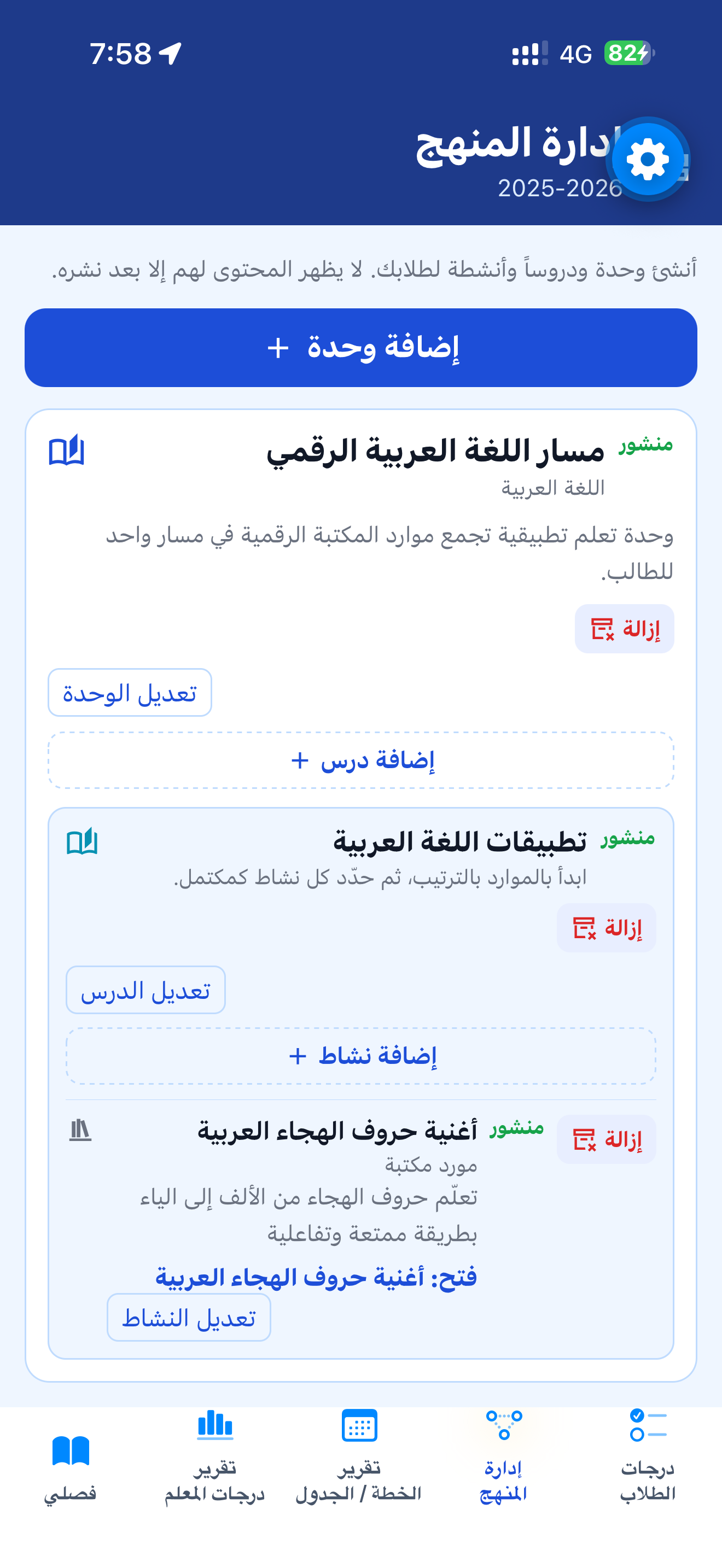 الخطة السنوية